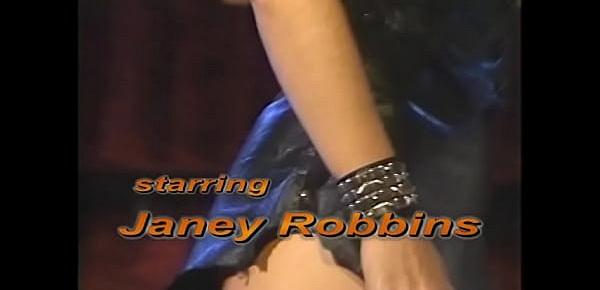  Rigorous lady abbess watches her most popular girl in leather outfit Janey Robbins perfoms special "full moon" program for VIP clients